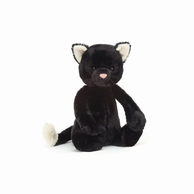 Jellycat Bashful Black Cat New Zealand | ECUWP9723